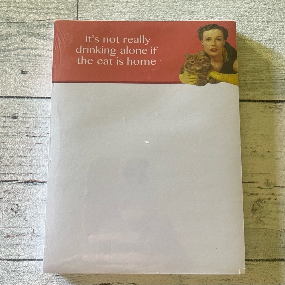 Drinking Only Notepad by Design 75 Sheets NEW